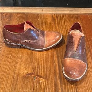 Size 9 Bed Stu Rose leather loafer women’s shoes.